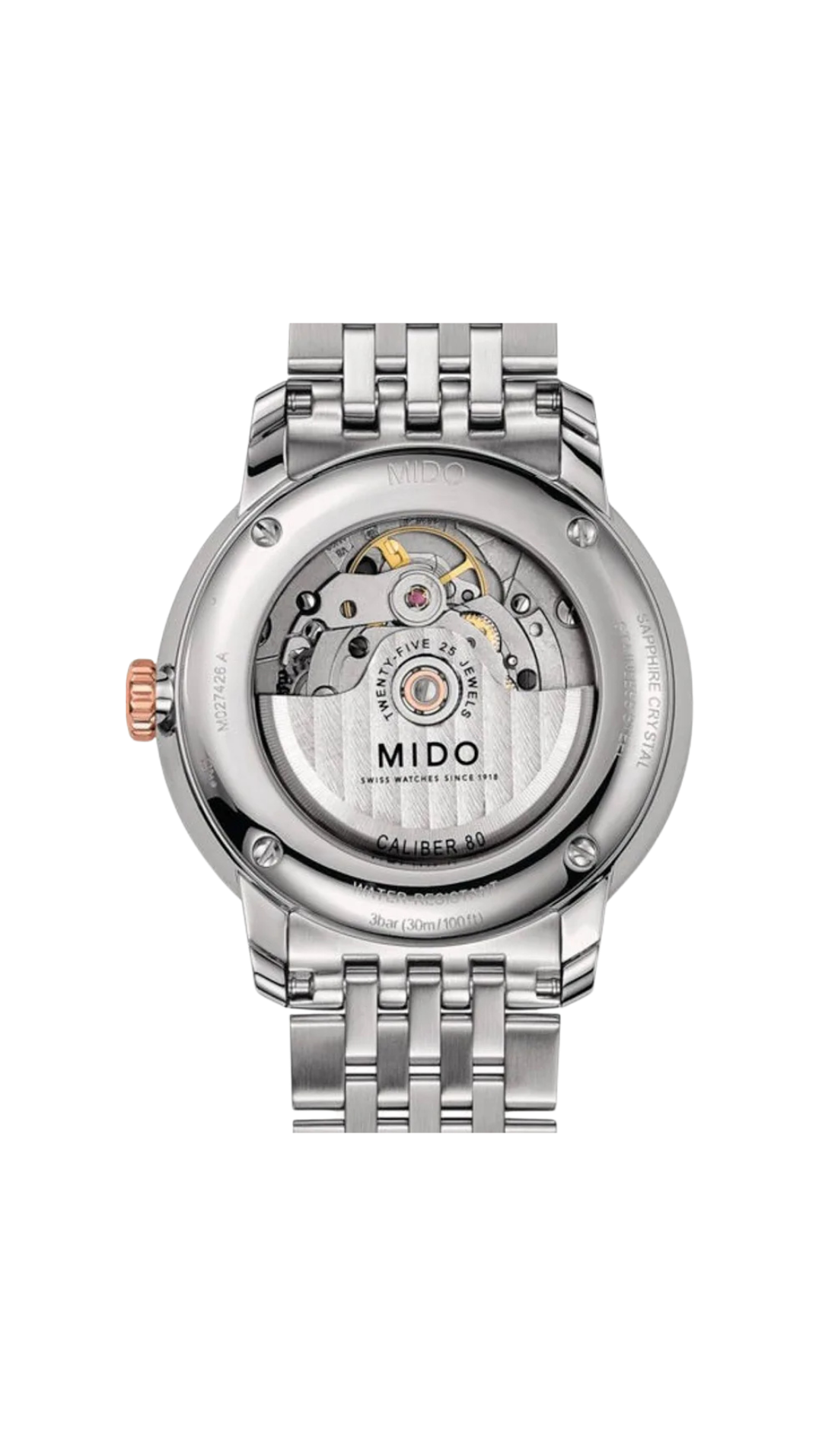 Mido Men's Baroncelli 40mm Automatic Watch M0274262208800 - Image 4