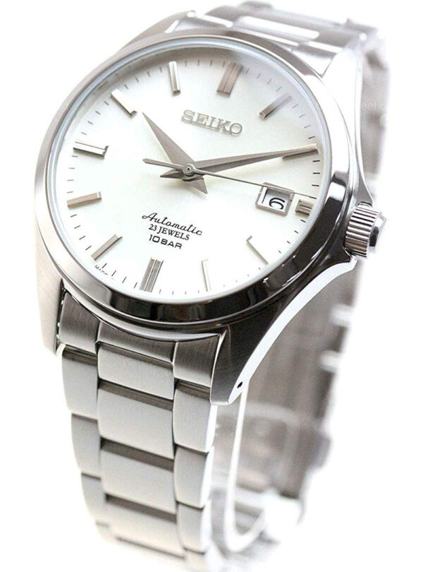 SEIKO SZSB011 White Shop Model Mechanical Wrist Men's Watch New Without Box - Image 4
