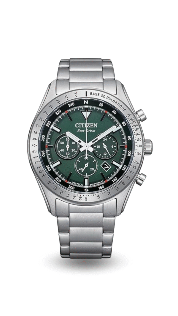 Citizen Men's Eco-Drive Weekender Green Dial - CA4600-89X
