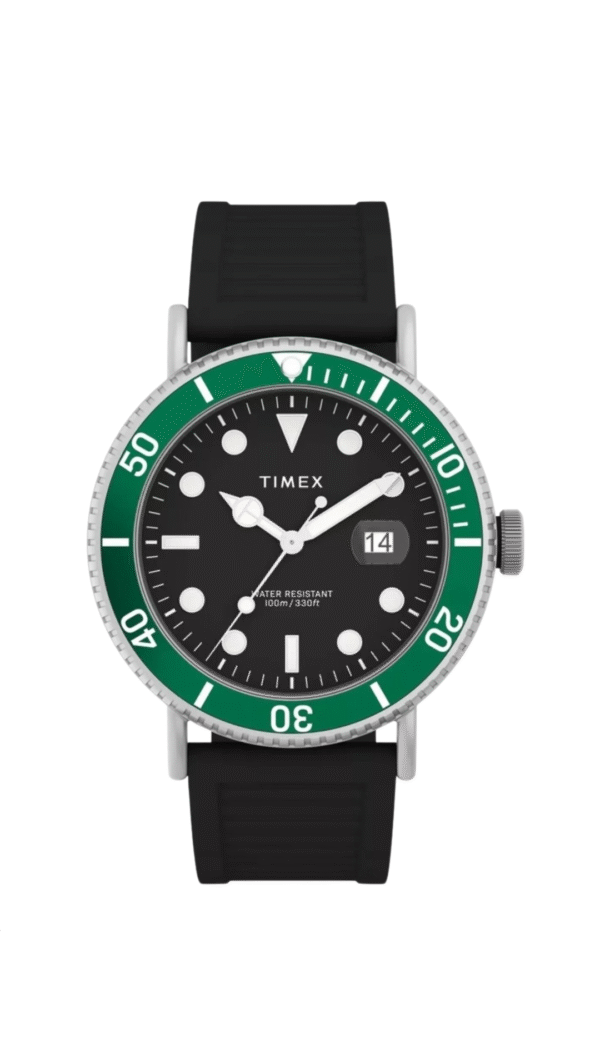 Timex Men's Watch Portside Rotating Bezel Black Dial Resin Strap Date TW2W16700