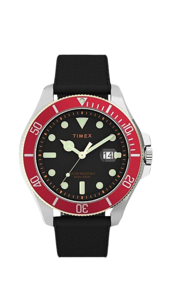 Timex Harborside Coast Quartz Black Dial Men's Watch TW2V27300 - Image 2