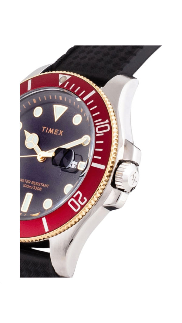 Timex Harborside Coast Quartz Black Dial Men's Watch TW2V27300 - Image 3