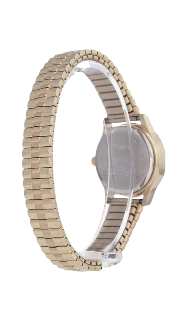 Timex Women's 25Mm Elevated Stainless Steel Wristwatch, Gold, (T2M827) - Image 4