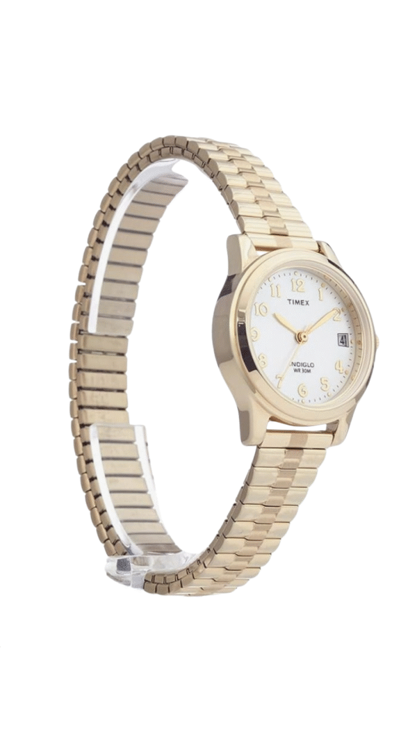 Timex Women's 25Mm Elevated Stainless Steel Wristwatch, Gold, (T2M827) - Image 5