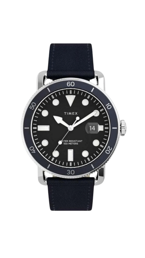 Timex Trend Gents Leather Strap Watch TW2U01900