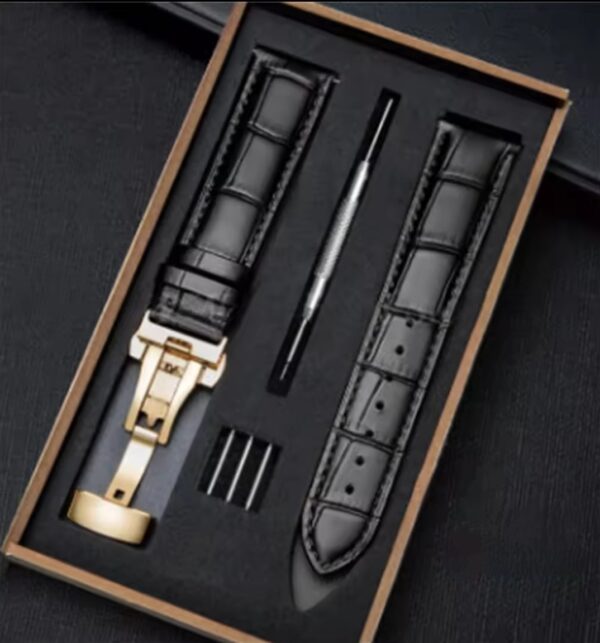 Premium Genuine Leather Watch Band – 20mm, 21mm, 22mm (Multiple Colors & Buckles) - Image 6