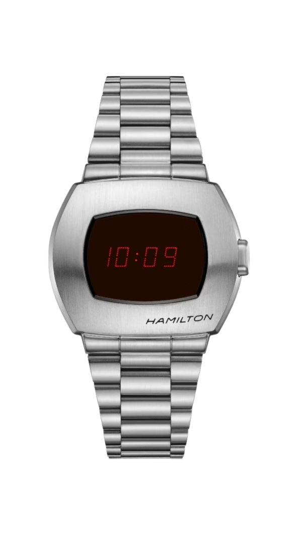 New Hamilton PSR Digital Quartz Stainless Steel Men's Watch H52414130