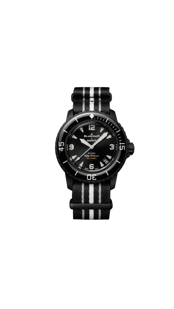 Swatch x Blancpain Watch SO35B400 Scuba Fifty Fathoms Ocean of Storms Automatic