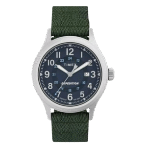 Timex Expedition Sierra 40mm Green Strap Blue Dial – TW2Y06600