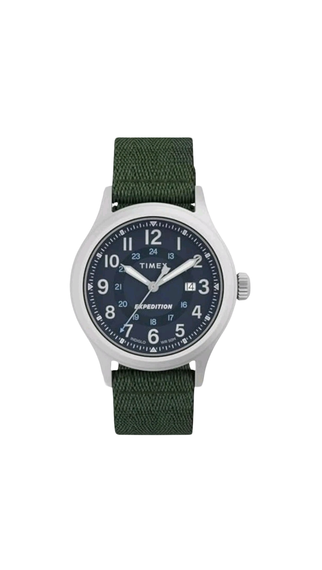 Timex Expedition Sierra 40mm Green Strap Blue Dial – TW2Y06600