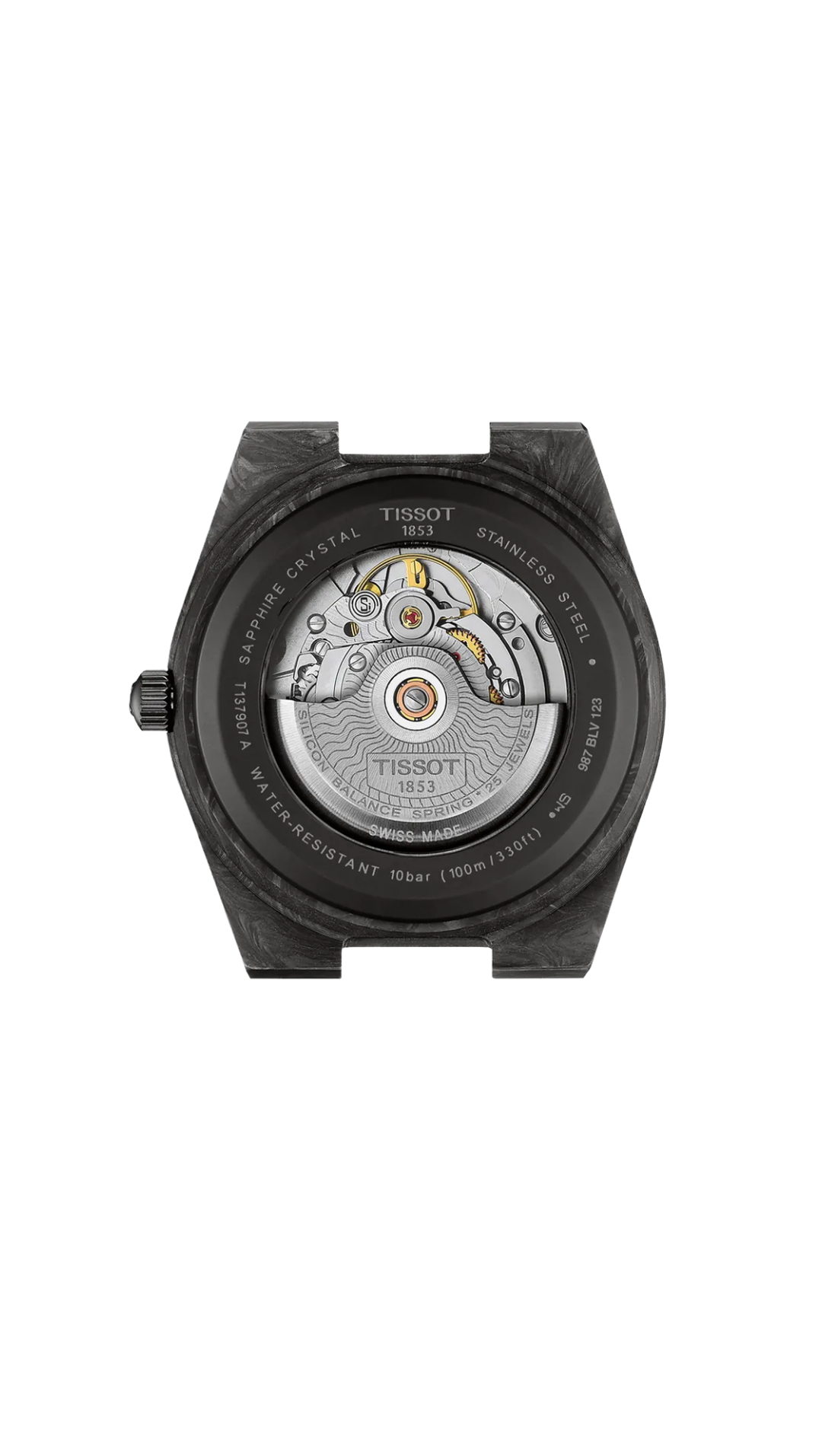 Tissot PRX Carbon 40.5mm T137.907.97.201.00 - Image 4