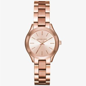 Michael KorsMini Slim Runway Rose Gold-Tone Watch - MK3513