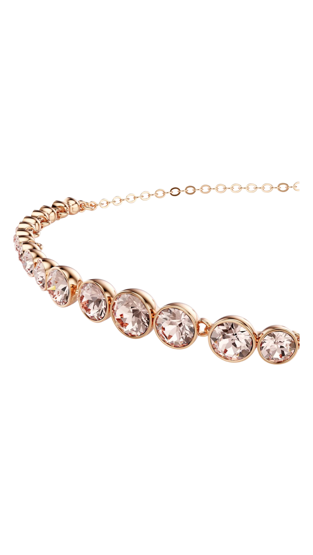 Swaroski Imber Emily bracelet Pink, Rose gold-tone plated 5663393 - Image 5