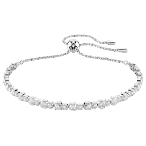 Swarovski Matrix Tennis bracelet
 Mixed round cuts, White, Rhodium plated