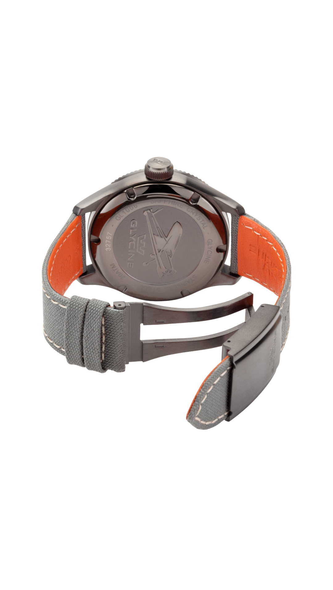 Glycine Airman GMT Quartz Swiss Quartz Black Men's Watch - Image 3