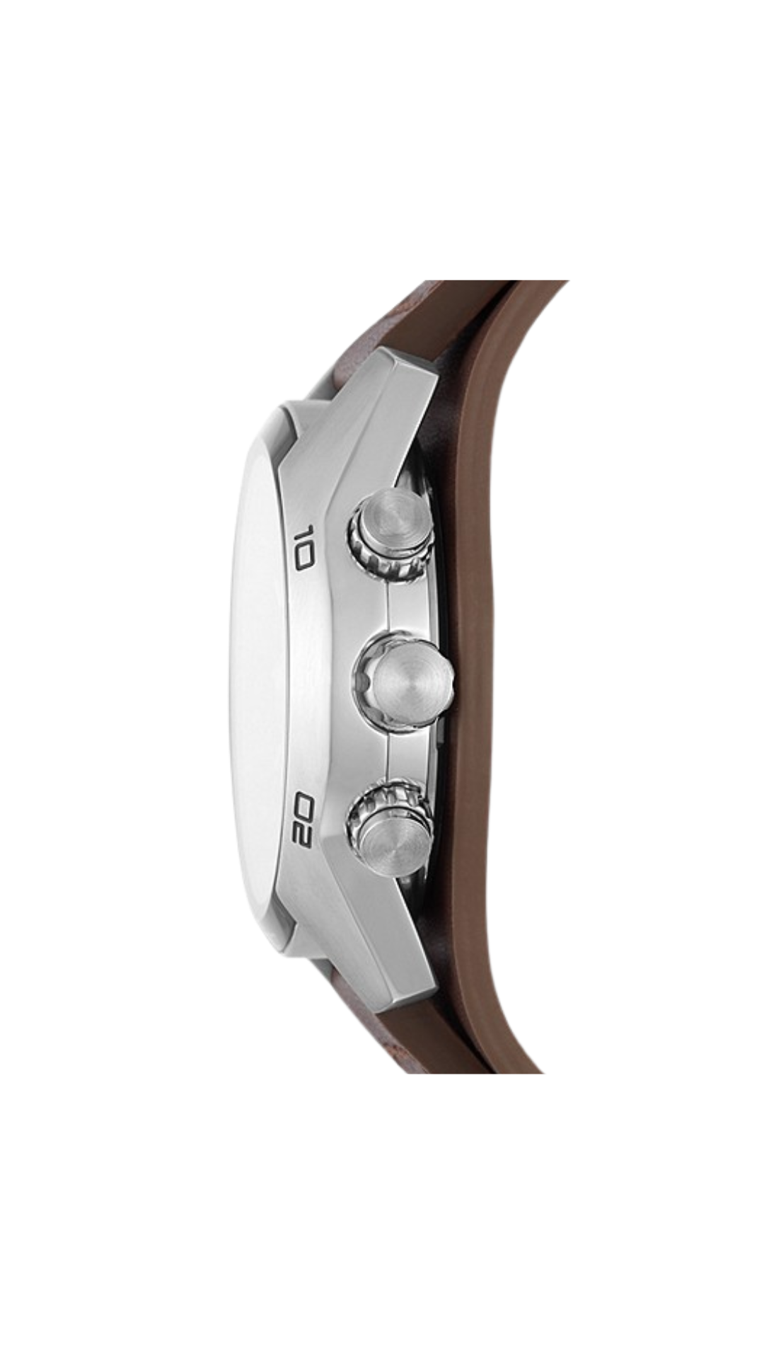 Fossil Coachman Chronograph Black Dial Brown Leather CH2891 - Image 2