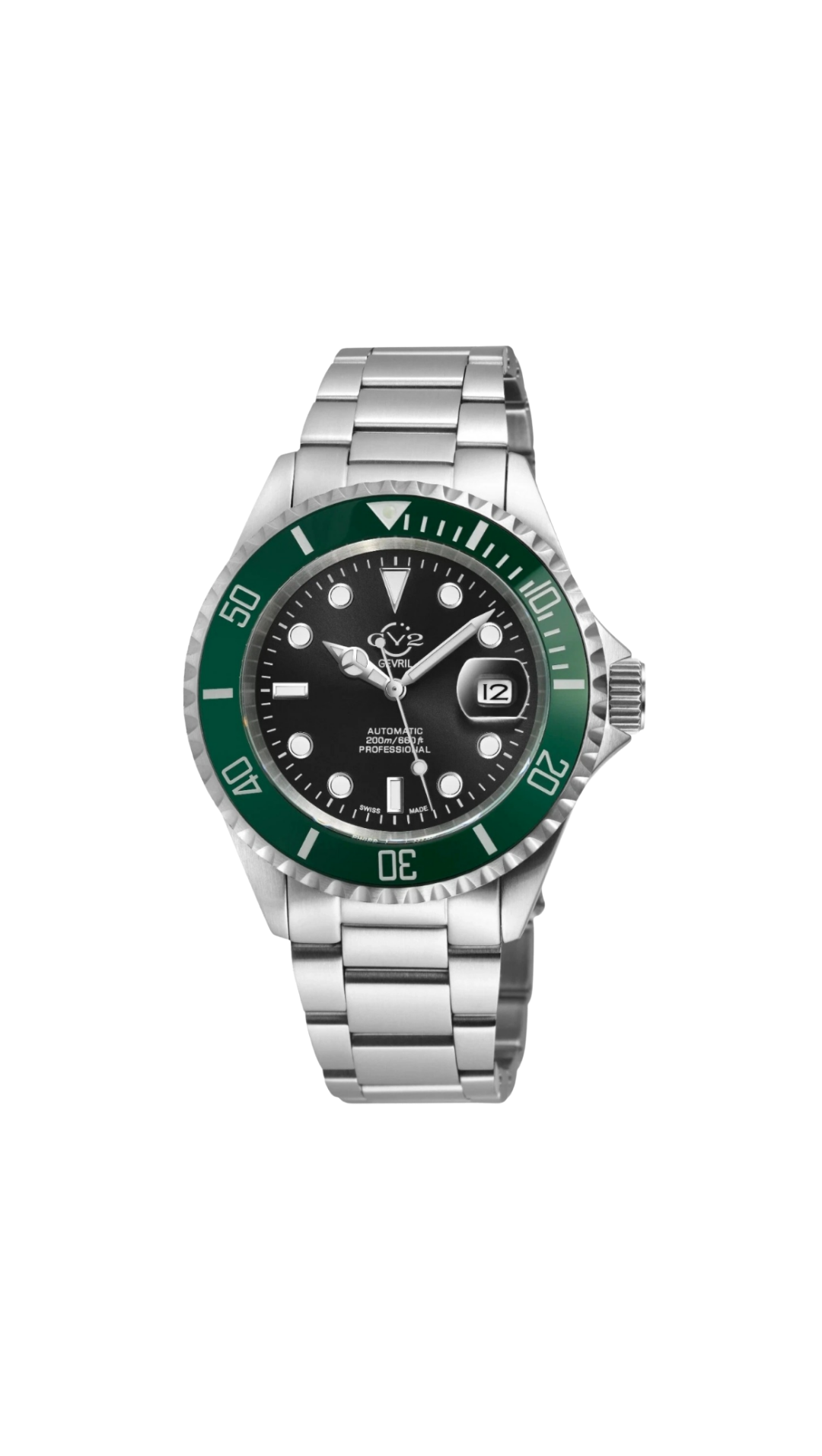 GV2 by Gevril Liguria Automatic Black Dial – Ref. 42149