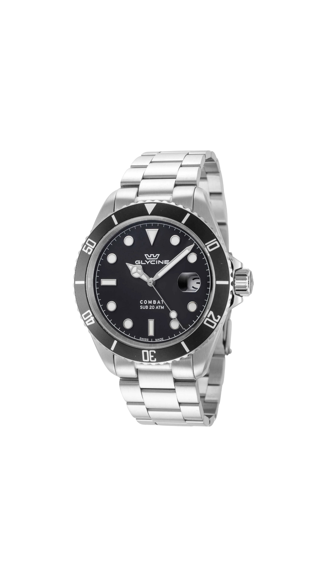 Glycine Combat Quartz Black Dial - GL1060