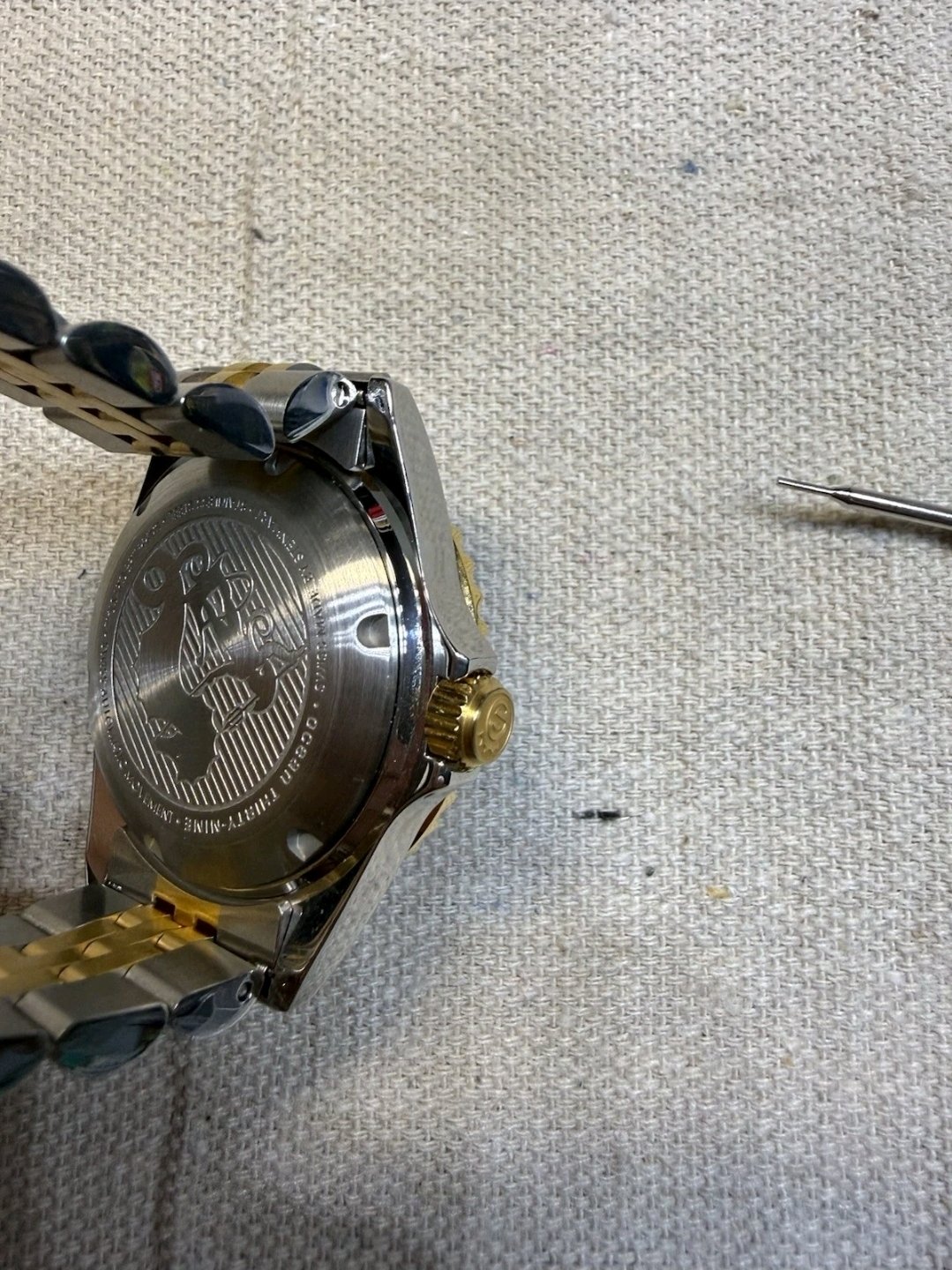 Steinhart Ocean 39 2 Tone Gold/Silver Automatic 300m Professional - 103-1086 - Image 8