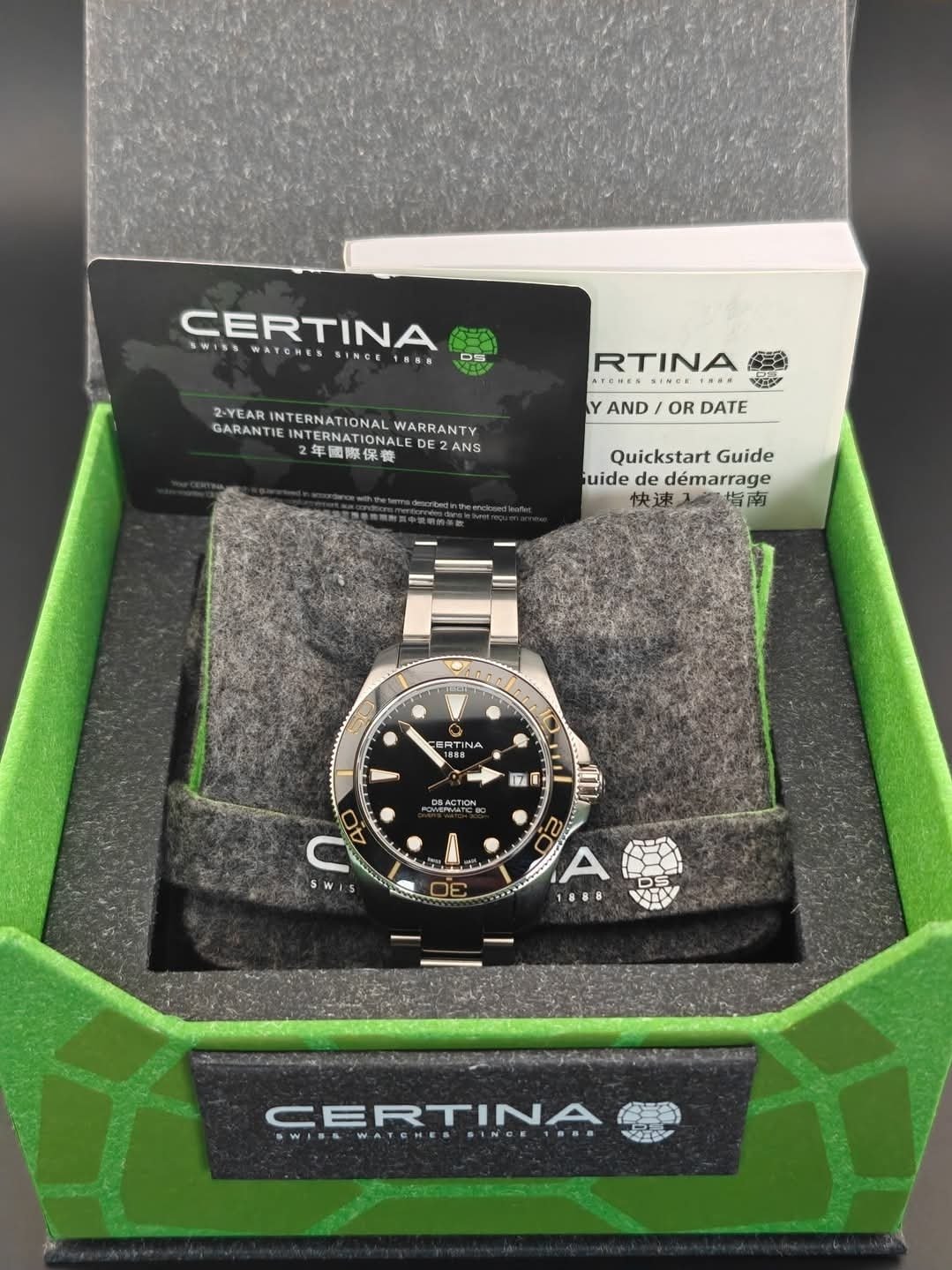 Certina DS Action Diver 40.5mm Black Dial - C0484071105101 - Image 2