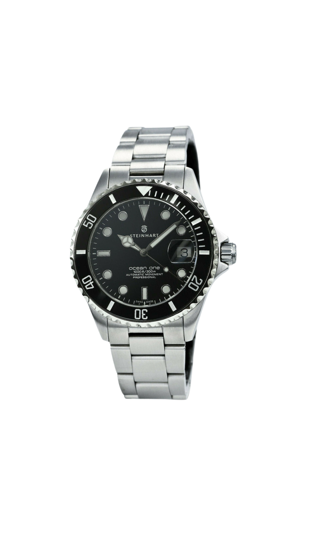 Steinhart Ocean One 39mm Black Ceramic Automatic Watch