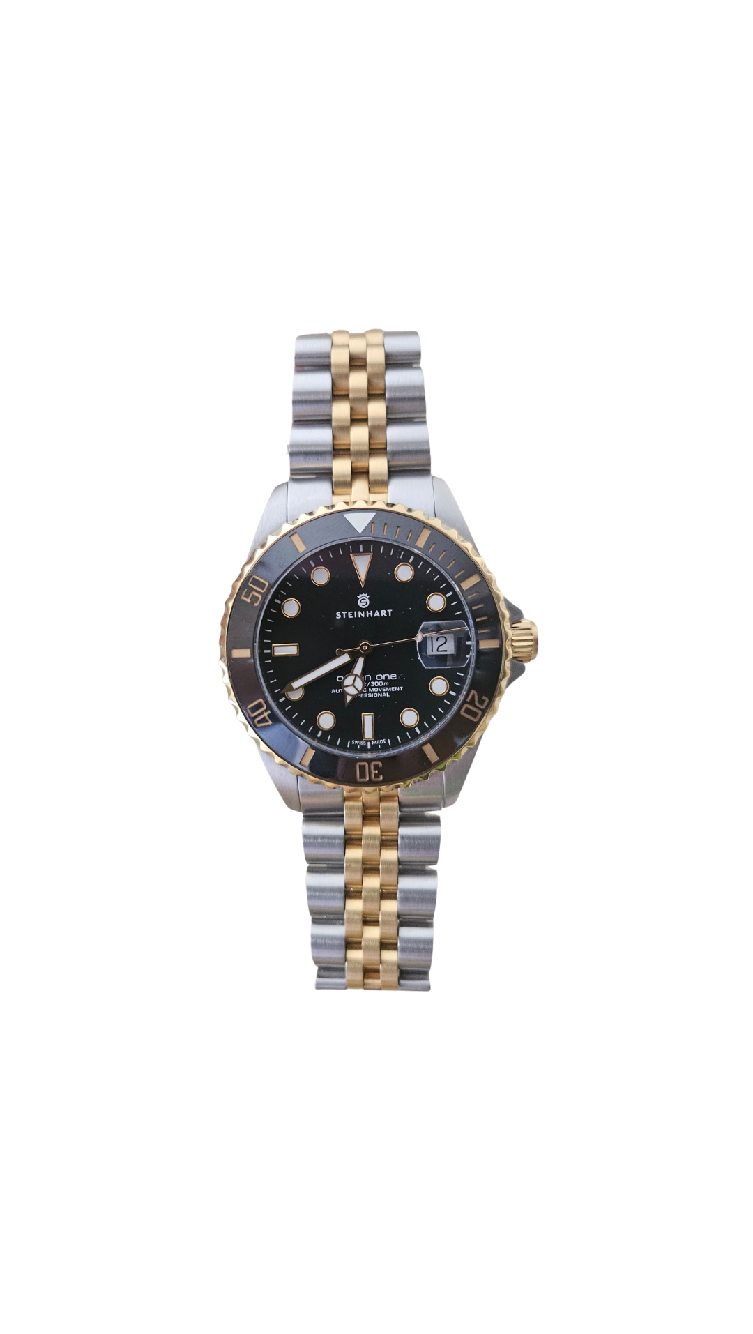 Steinhart Ocean 39 2 Tone Gold/Silver Automatic 300m Professional - 103-1086