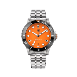 Second Hour Gin Clear Mk2 Watch with Ocean Sunset Dial SEC-HOU-03
