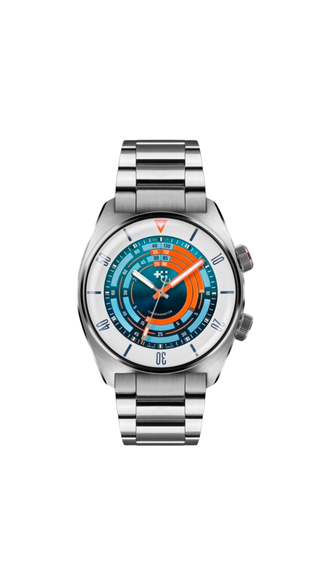 Christopher Ward C65 Super Compressor Elite Blue/Orange Automatic