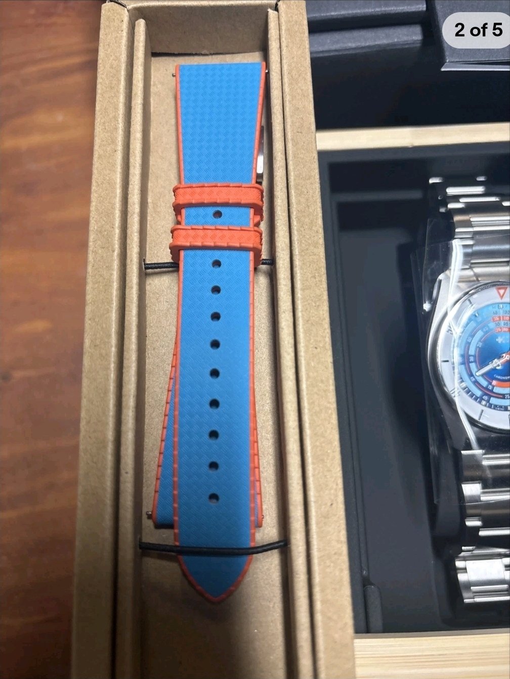 Christopher Ward C65 Super Compressor Elite Blue/Orange Automatic - Image 3