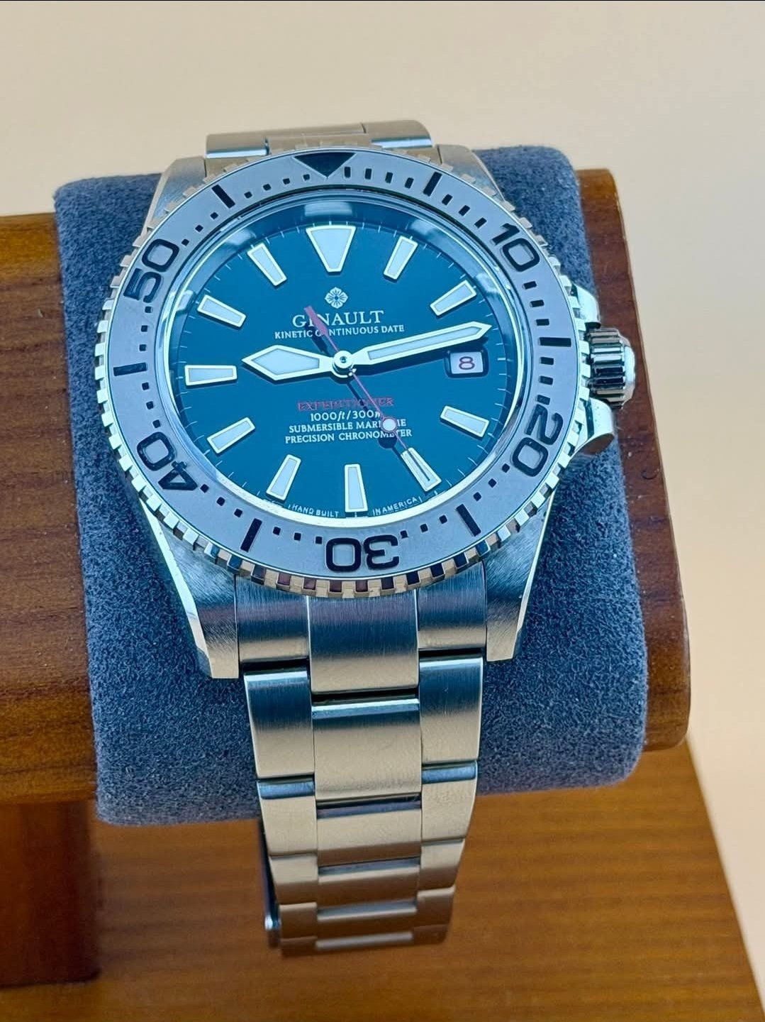 Ginault Expeditioner Mysterious Black Diver Watch - Image 6
