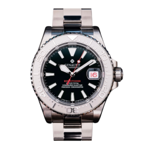 Ginault Expeditioner Mysterious Black Diver Watch
