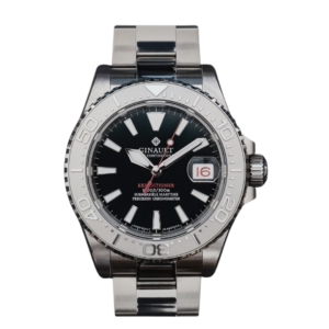 Ginault Expeditioner Mysterious Black Diver Watch