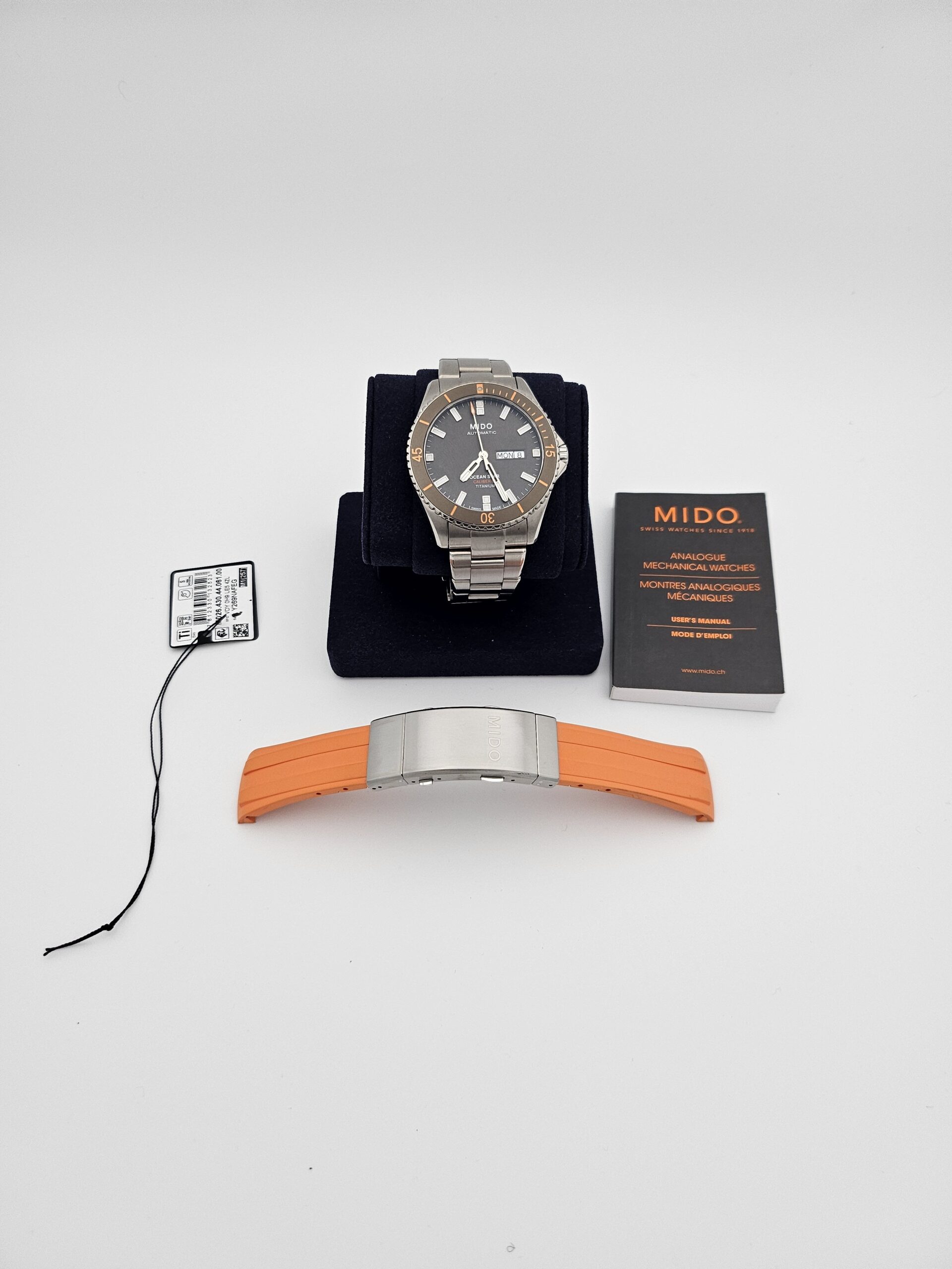 Mido Ocean Star 200 Grey Dial Titanium Men's Watch M026.430.44.061.00 - Image 7