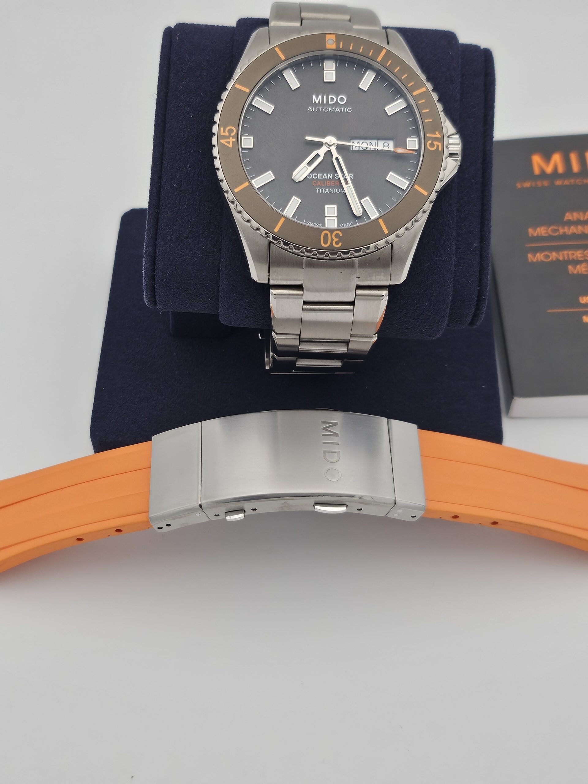 Mido Ocean Star 200 Grey Dial Titanium Men's Watch M026.430.44.061.00 - Image 6