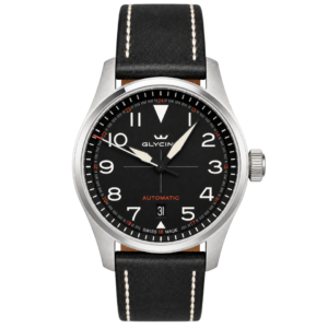 Glycine Airpilot Automatic Black Dial (Ref. GL0508) Leather Strap