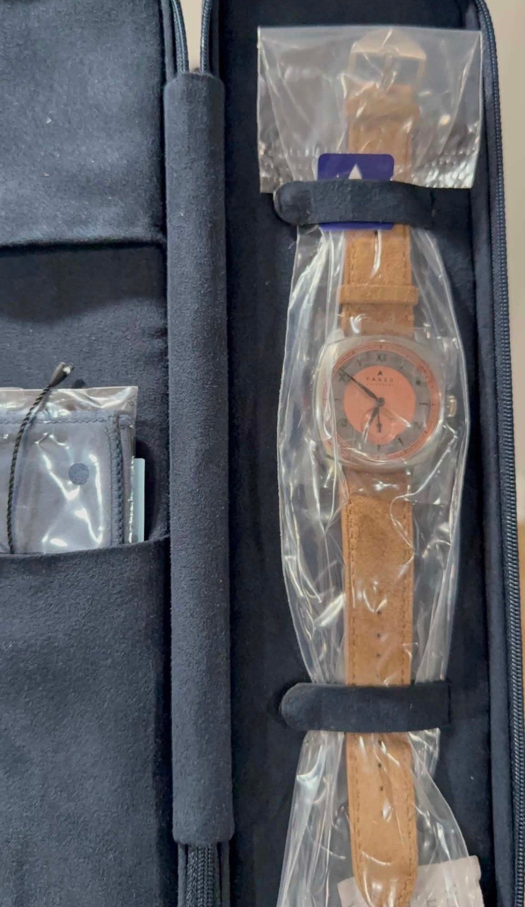 Farer Durham Hand-Wound Mechanical – Salmon Dial - Image 4
