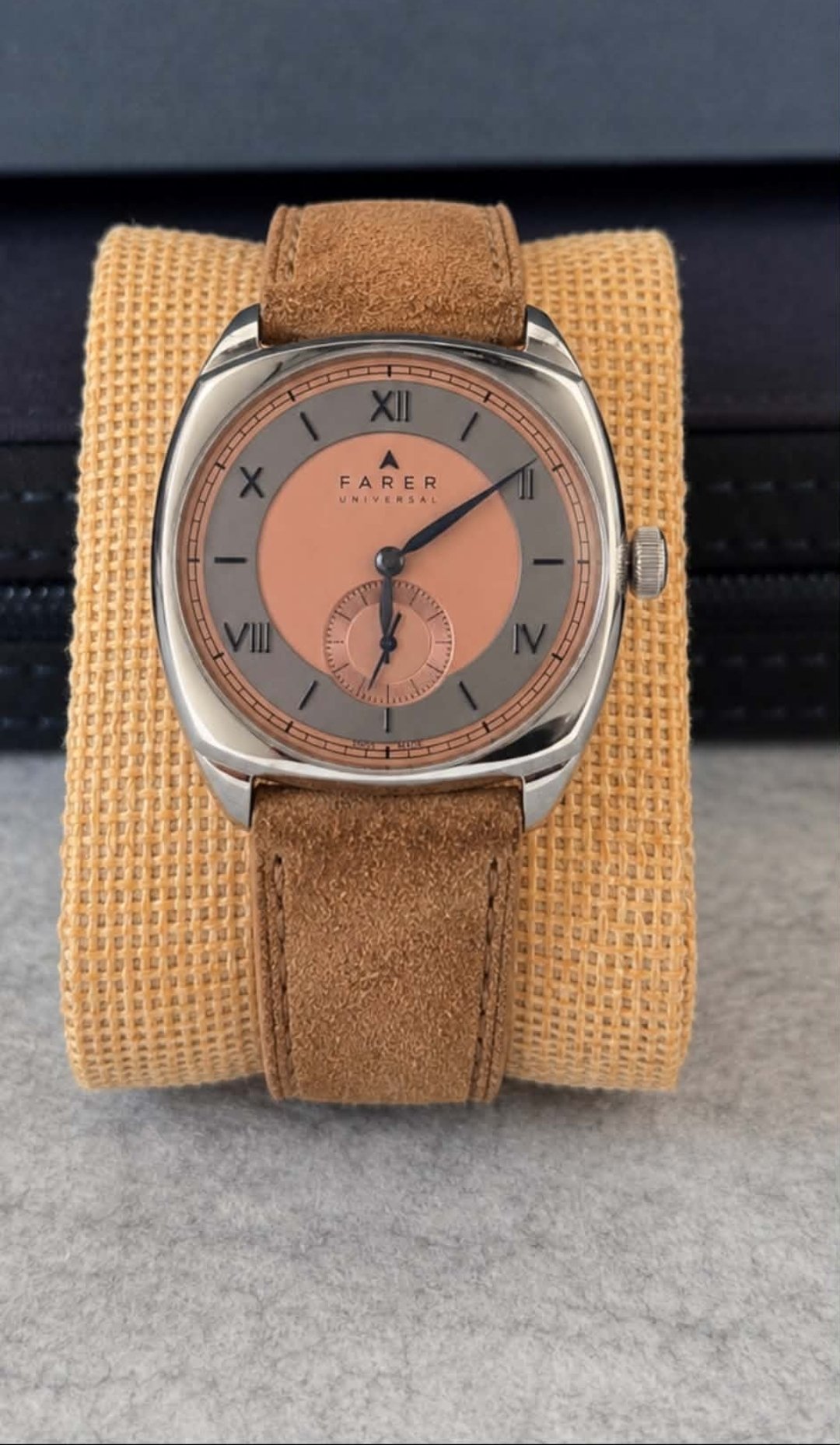 Farer Durham Hand-Wound Mechanical – Salmon Dial - Image 2