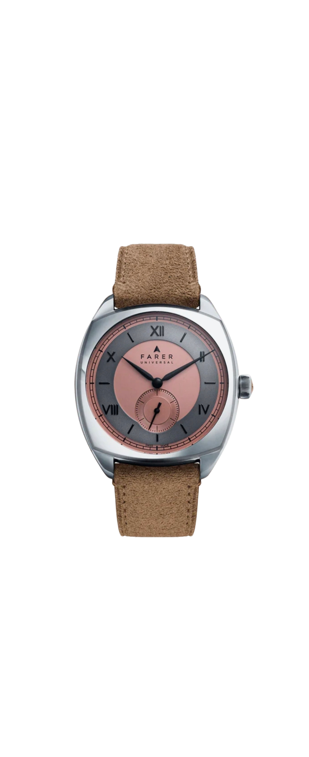Farer Durham Hand-Wound Mechanical – Salmon Dial