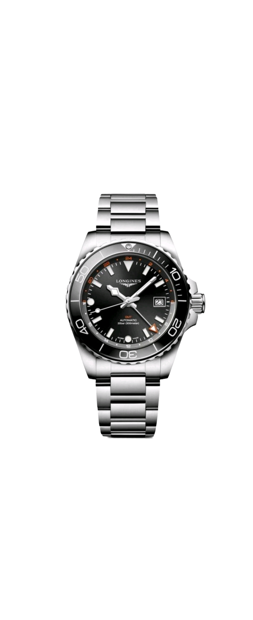 Longines HydroConquest GMT 41mm Black (Ref. L3.790.4.56.6)
