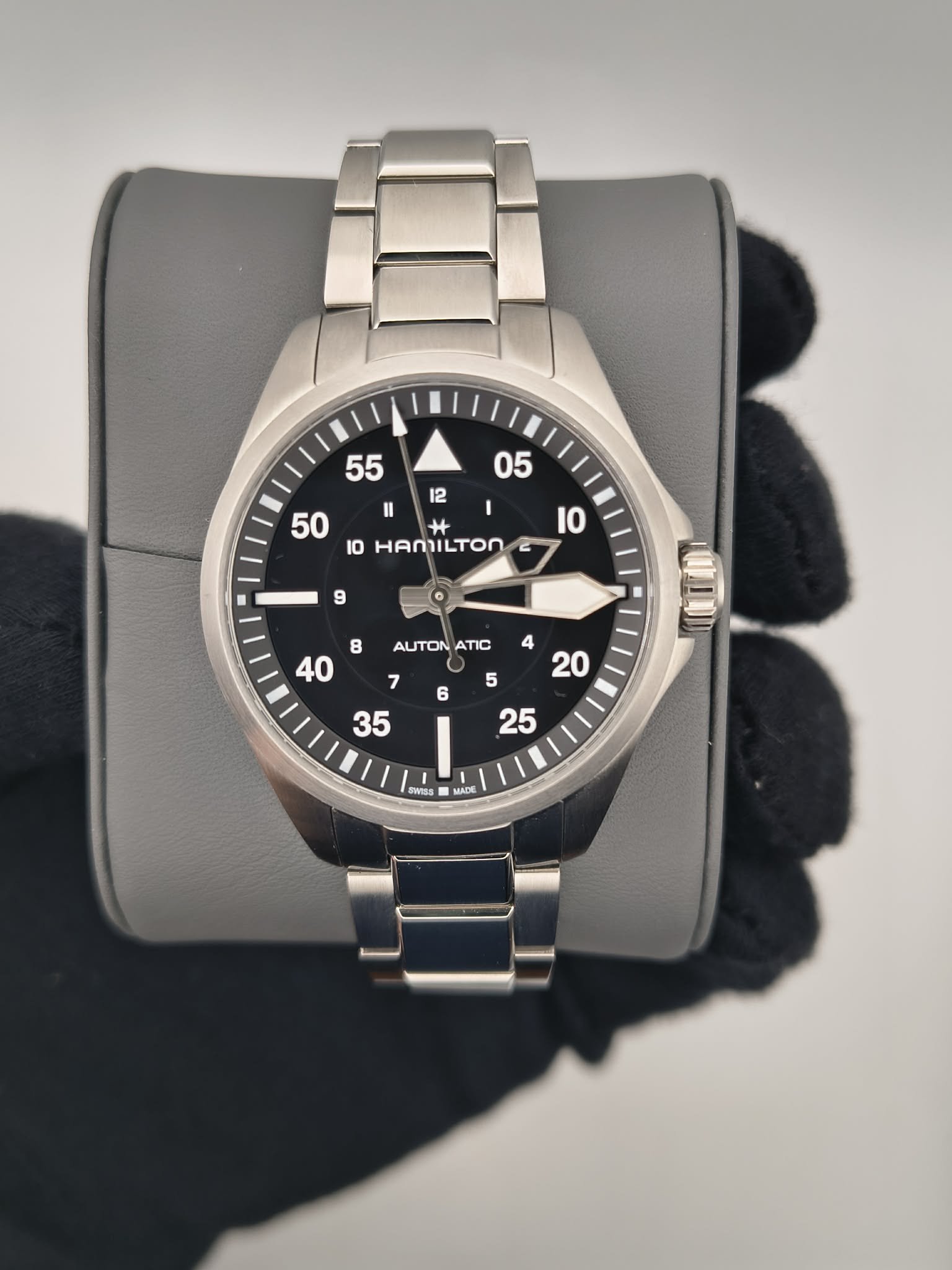 Hamilton Khaki Aviation Pilot Auto 36mm Black (Ref. H76215130) - Image 2