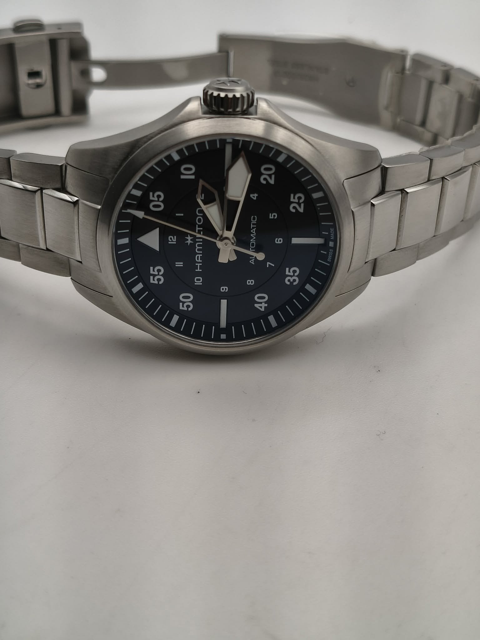 Hamilton Khaki Aviation Pilot Auto 36mm Black (Ref. H76215130) - Image 10