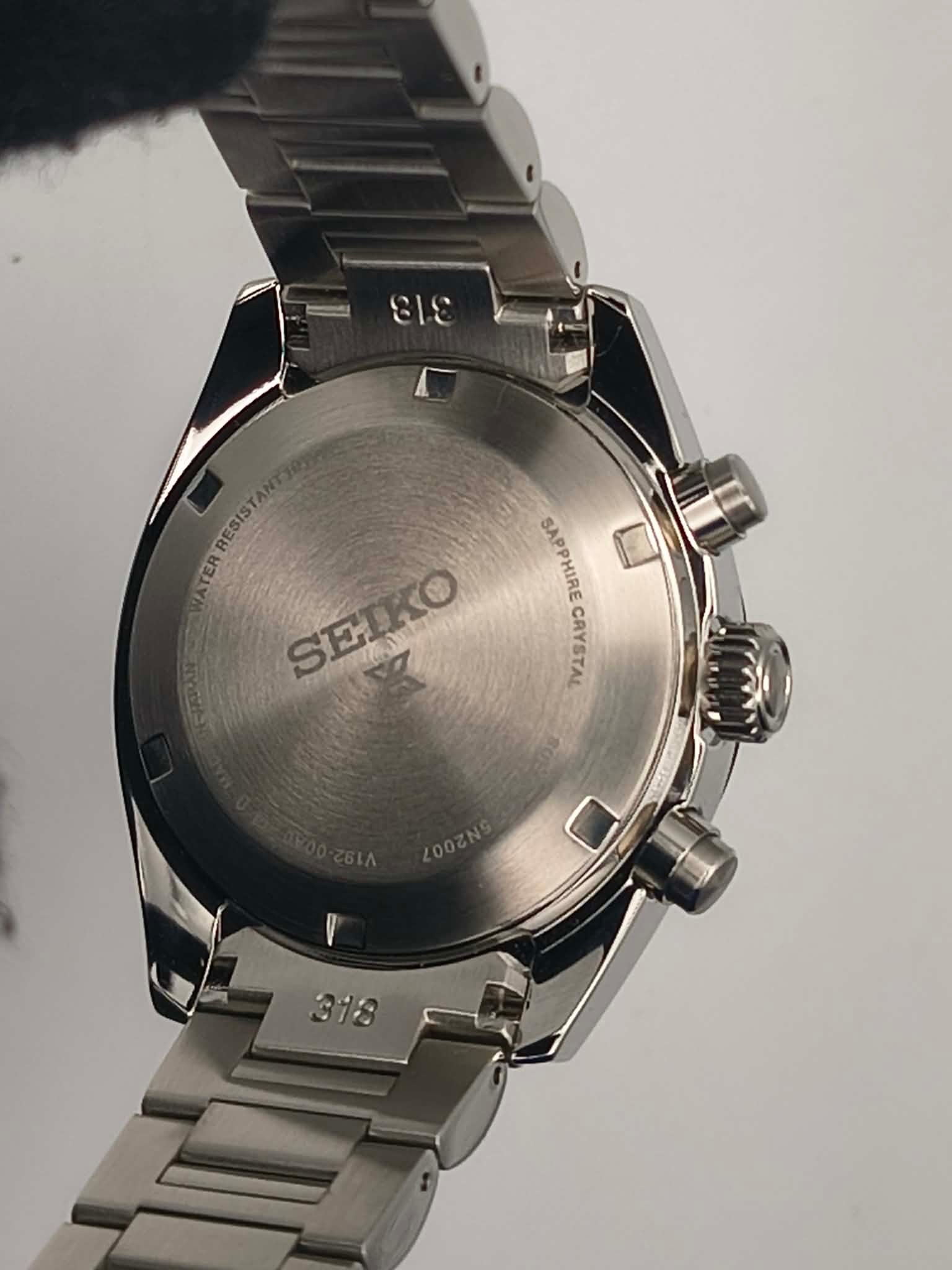 Seiko Prospex Speedtimer Solar Chronograph Pink Dial (Ref. SSC963) - Image 7