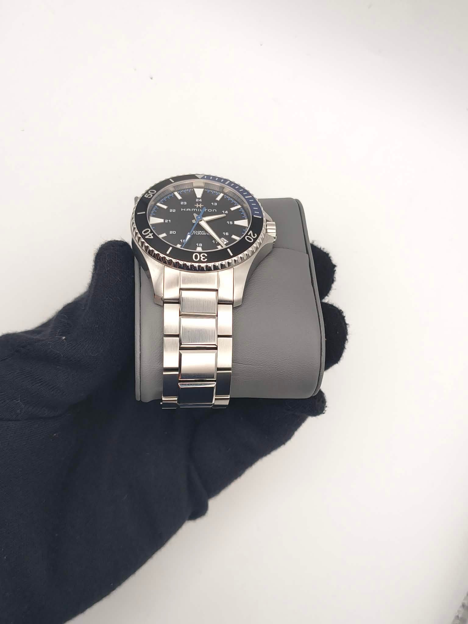 Hamilton Khaki Navy Scuba Automatic Black Dial Men's Watch H82315131 - Image 4