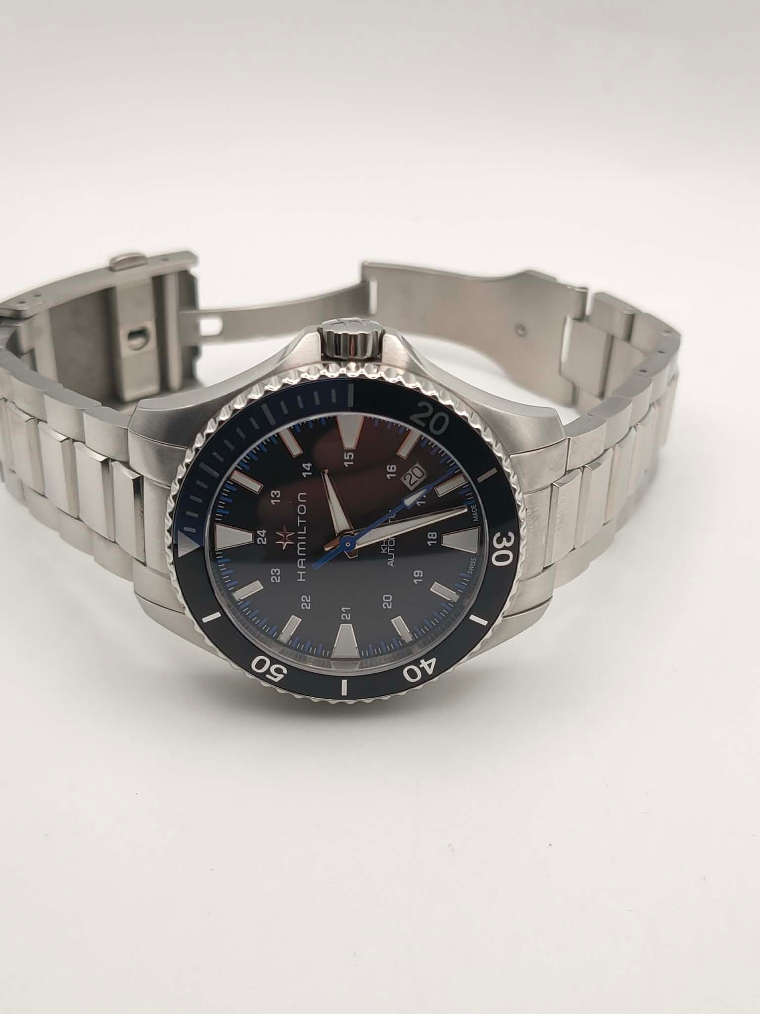 Hamilton Khaki Navy Scuba Automatic Black Dial Men's Watch H82315131 - Image 5
