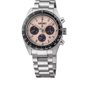 Seiko Prospex Speedtimer Solar Chronograph Pink Dial (Ref. SSC963)