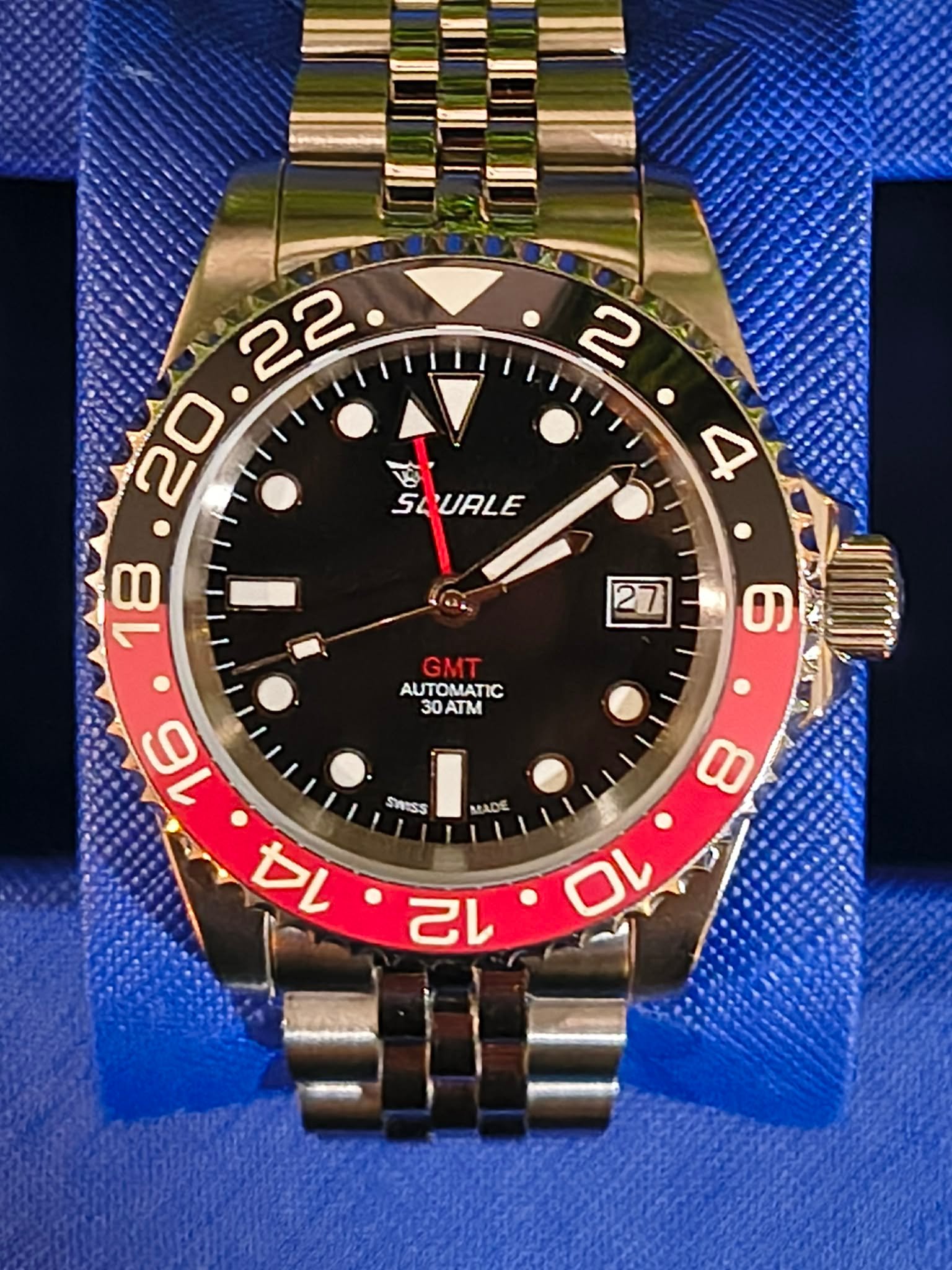 Squale 1545 30 Atmos Black/Red “Coke” GMT Ceramica Automatic - Image 6