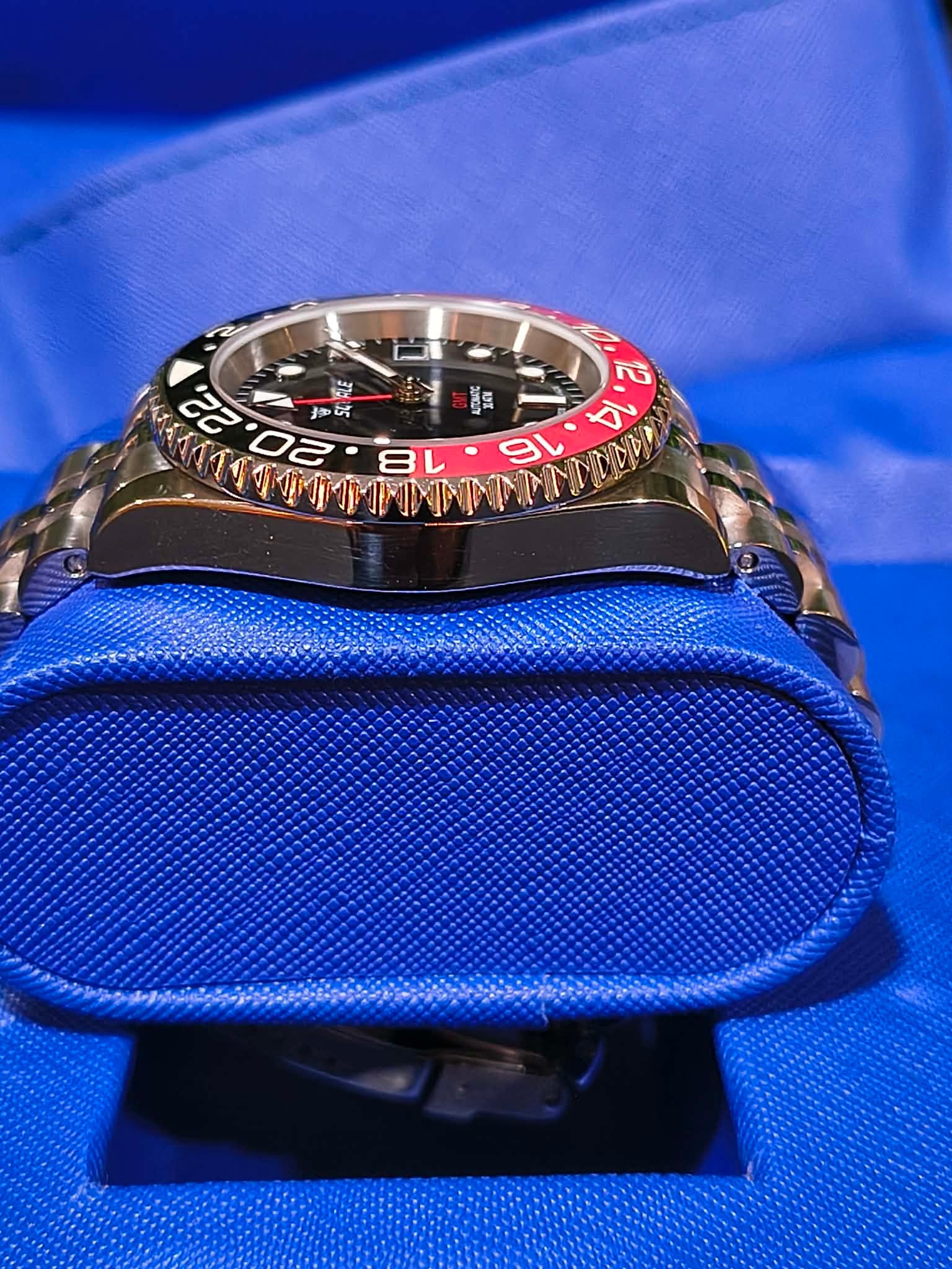 Squale 1545 30 Atmos Black/Red “Coke” GMT Ceramica Automatic - Image 7