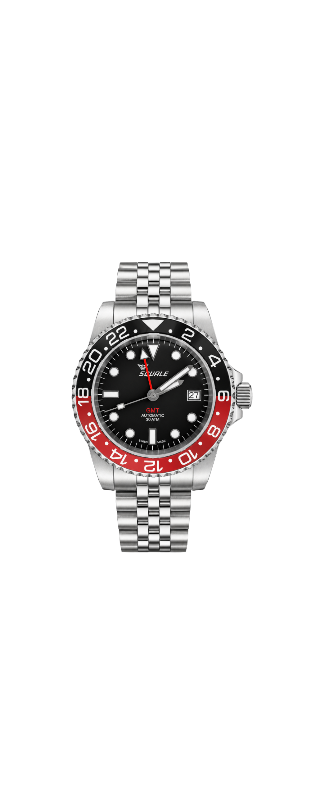 Squale 1545 30 Atmos Black/Red “Coke” GMT Ceramica Automatic