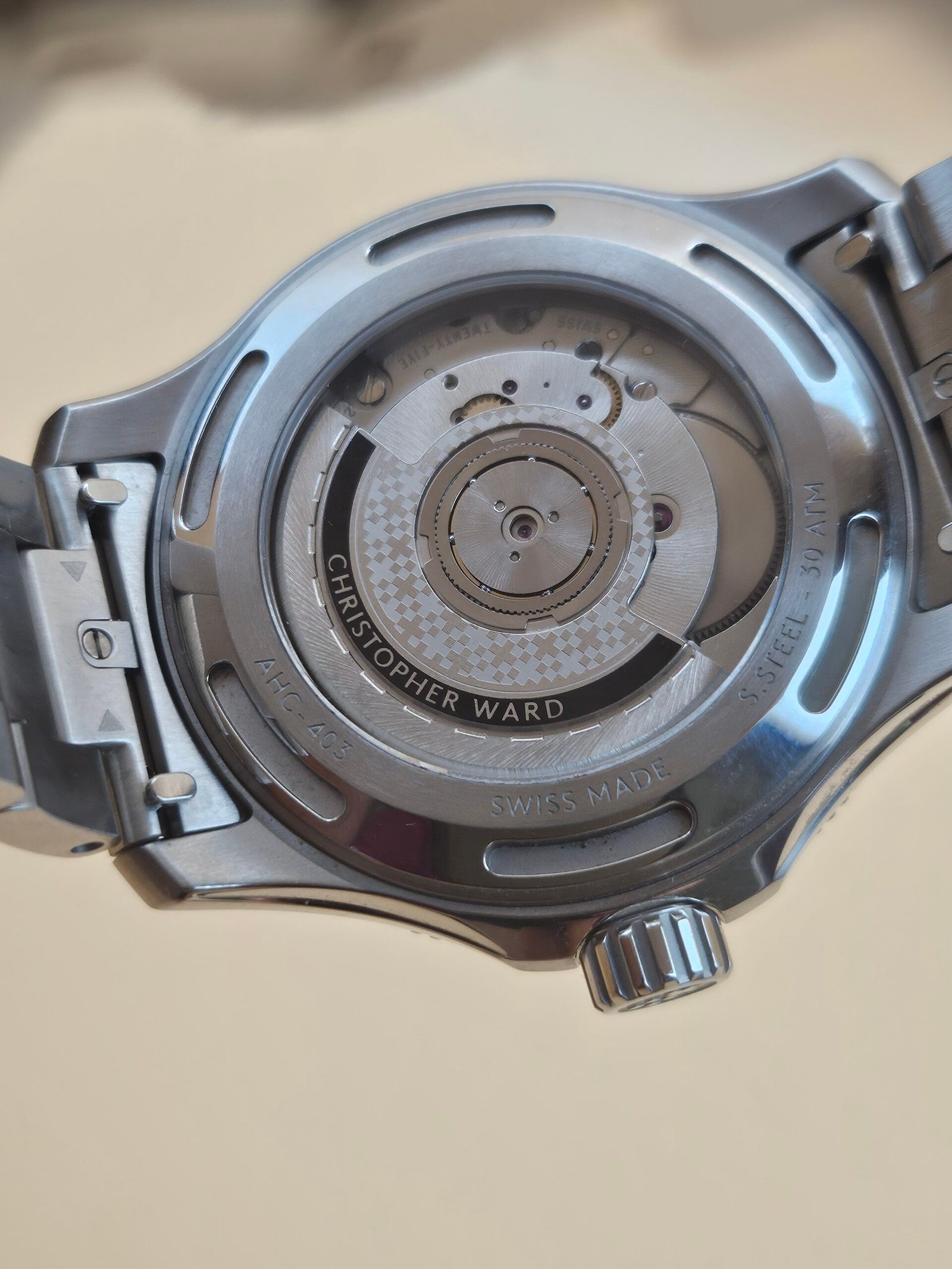 Christopher Ward C60 Trident GMT 300 40mm White (Ref. C60-40AGM31S0BW0-B1) - Image 5