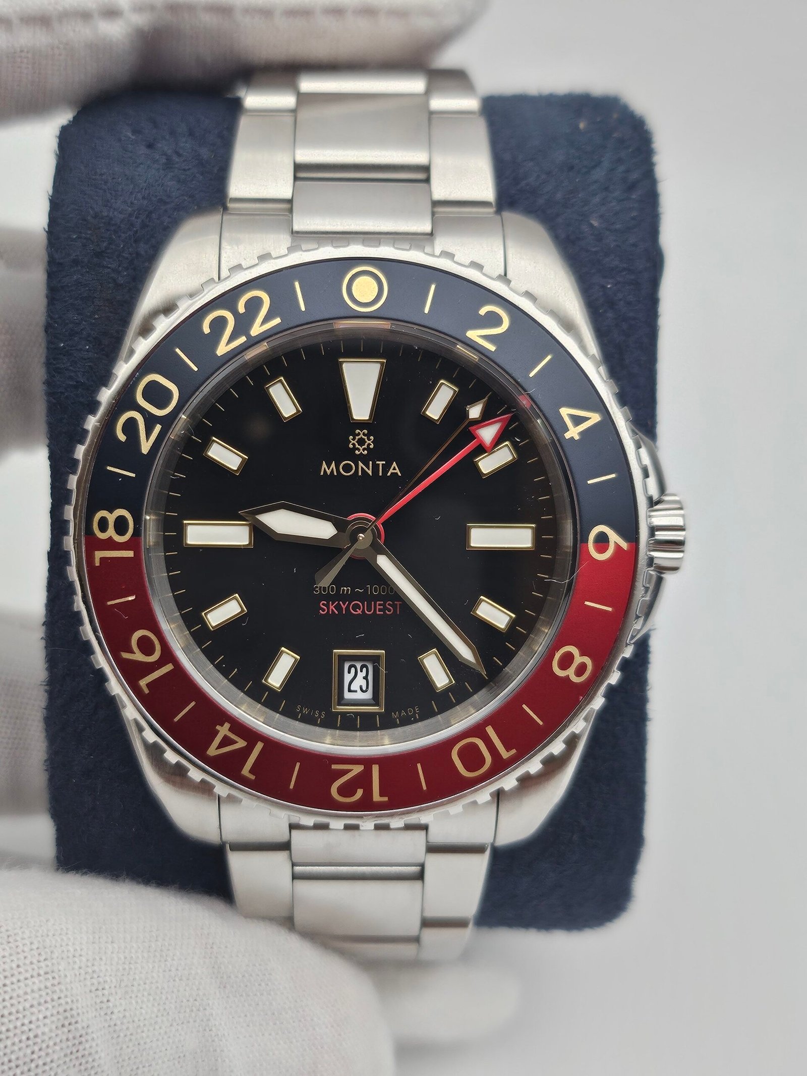 MONTA Skyquest Gilt Dial Bi-Color GMT 40.7mm - Image 4